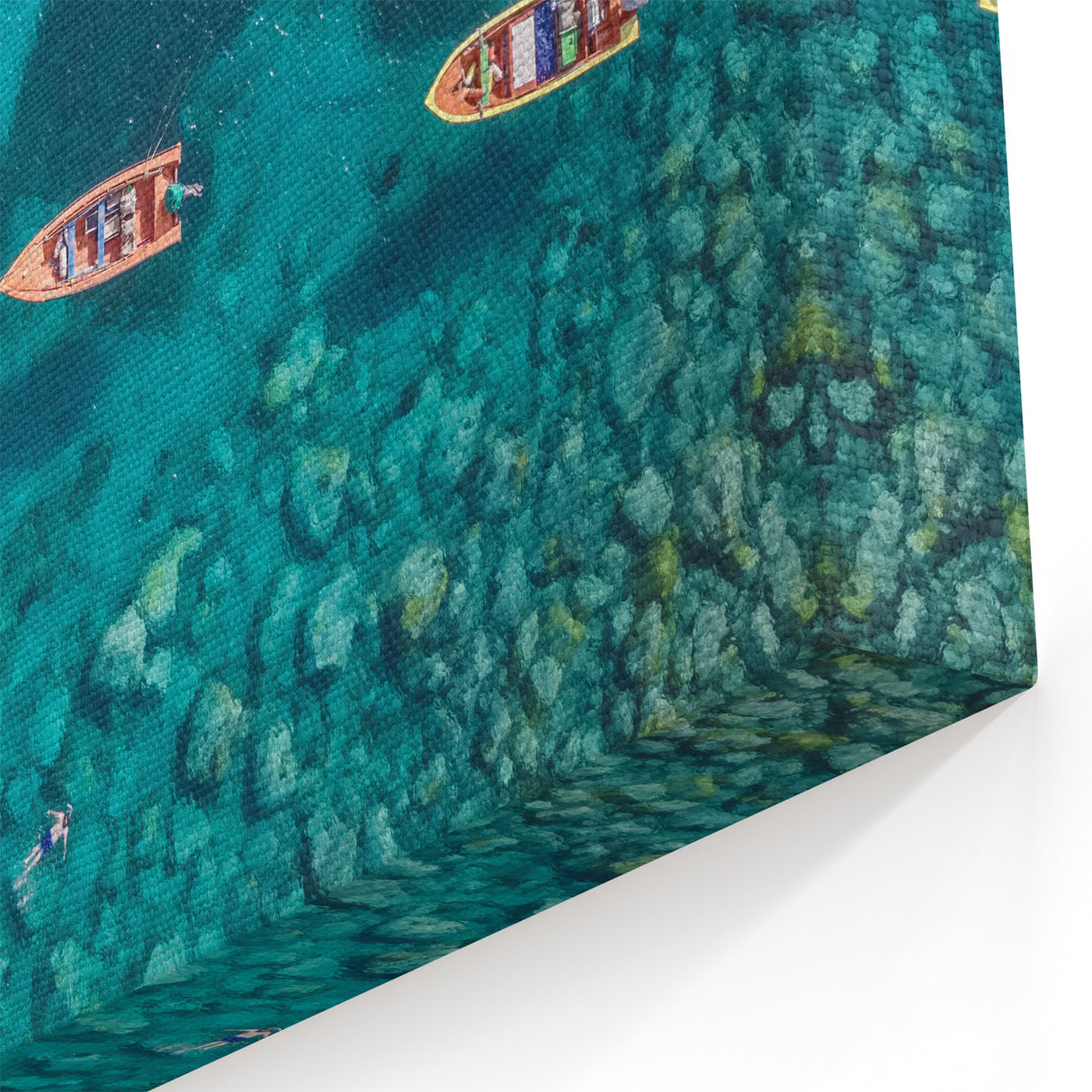 Scenic Martinique Prints - Boats on Crystal Waters