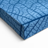 Leaf Wall Art: Detailed Blue Leaf Photography for Contemporary Decor