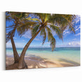 Caribbean Scenery Art - Exotic Beach Scene from Martinique Wall Art