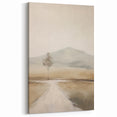 Modern Landscape Abstract | Solitary Tree Art on Canvas
