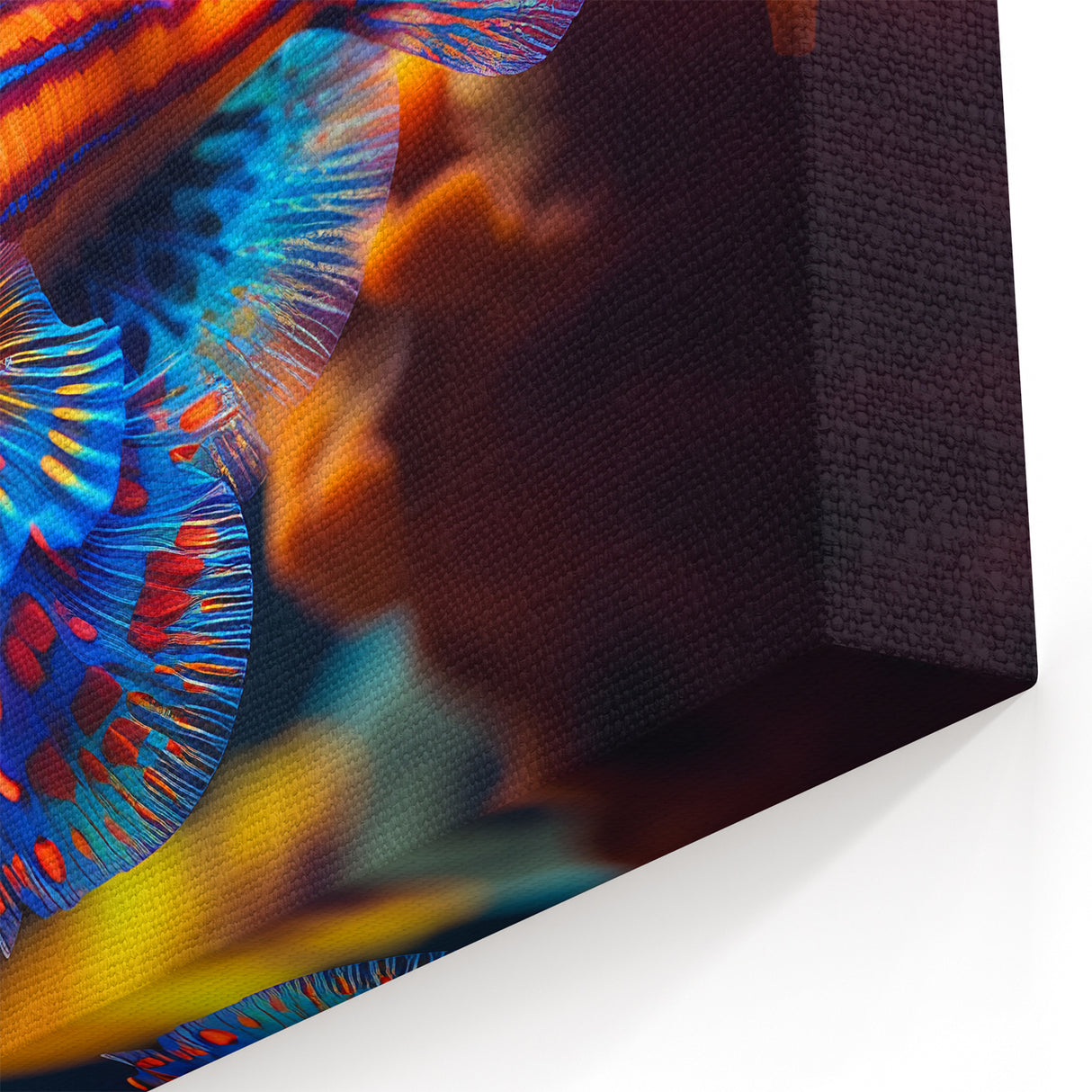 Animal Wall Art – Vibrant Fish Close-Up Print | Nature Art Canvas Collection