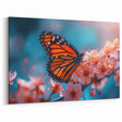 Butterfly Wall Art – Vibrant Monarch on Flowers | Nature Canvas Prints