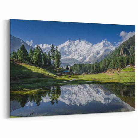 Nanga Parbat Reflection Wall Art – Stunning Northern Pakistan Landscape