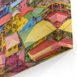 Colorful Filipino Village - Island Paradise Canvas Southeast Asian Wall Art