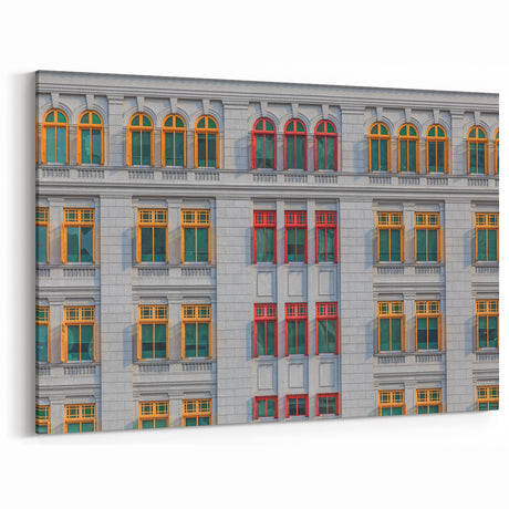 Vibrant Singapore Cityscape Decor – Colorful Architectural Prints