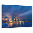 Singapore Nightscape Canvas – Marina Bay Sands at Dusk Wall Art