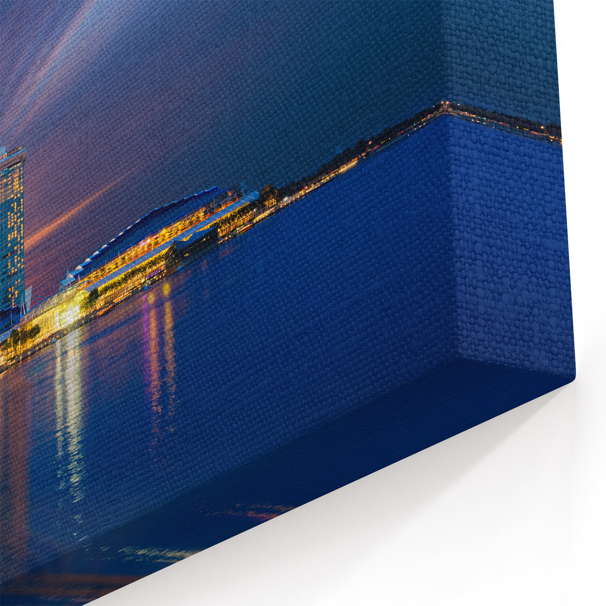 Singapore Nightscape Canvas – Marina Bay Sands at Dusk Wall Art