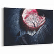 Singapore Photography Prints – Spiral Staircase with Red Tree Canvas