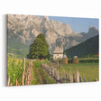 Albania Wall Art - Majestic Landscape of Theth Village on Canvas