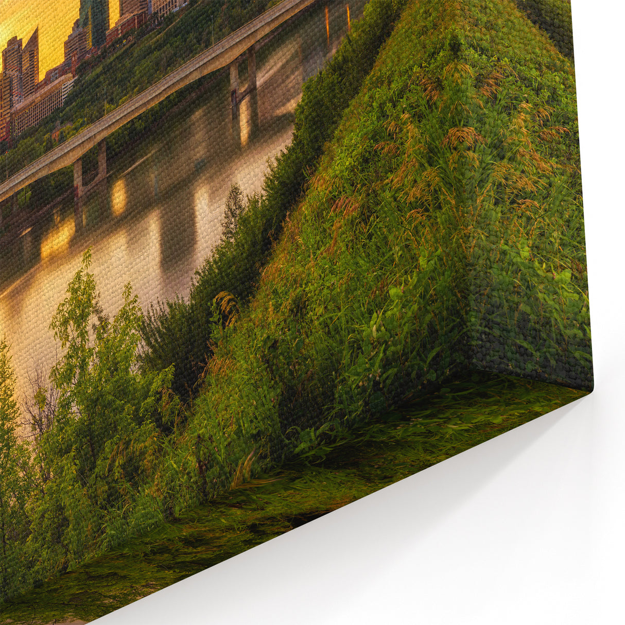 Golden Sunset Cityscape – Saskatchewan Wall Art, Scenic Urban Prints