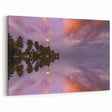 Scenic Sri Lanka Prints - Lighthouse Sunset Reflection on Canvas