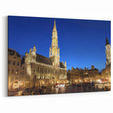 Belgium Wall Art - Grand Place in Brussels Belgium Canvas Art