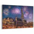 Belgian Scenery Prints - Grand Place Fireworks Belgium Wall Art