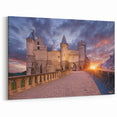 Historic Belgium Art Prints – Castle of Antwerp at Sunset