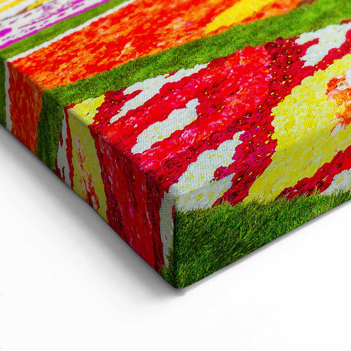 Belgium Canvas Art – Grand Place Flower Carpet in Brussels