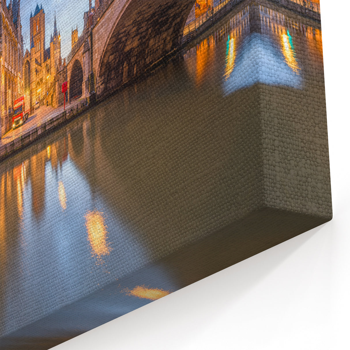 Belgian Landscape Photography – Twilight Canal View in Ghent