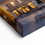 Belgium Wall Art – Brabo Fountain and Guildhalls in Antwerp