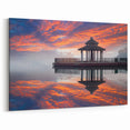 Taiwan Pavilion at Sunset Reflection - Taiwan Nature Wall Art Print