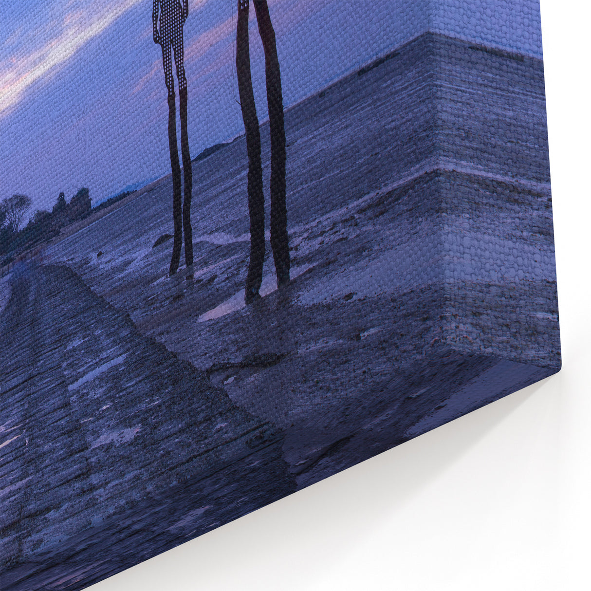 Twilight Silhouettes on Taiwan Shore - Taiwan Scenery Wall Art Print