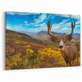 Majestic Moose in Autumn Yukon - Wildlife Canvas Art