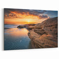 Bulgaria Travel Posters – Black Sea Coast Sunset in Bulgaria