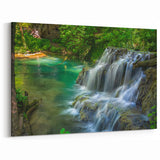 Bulgarian Nature Wall Art - Tranquil Forest Waterfall