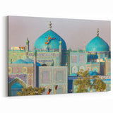 Afghan Mosque Dome Wall Art – Stunning Afghan Architecture Canvas Prints