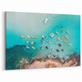 Greek Island Canvas - Cyprus Marine Mosaic Art