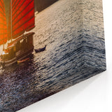 Sunset Sail in Halong Bay - Vietnam Landscape Wall Art Print