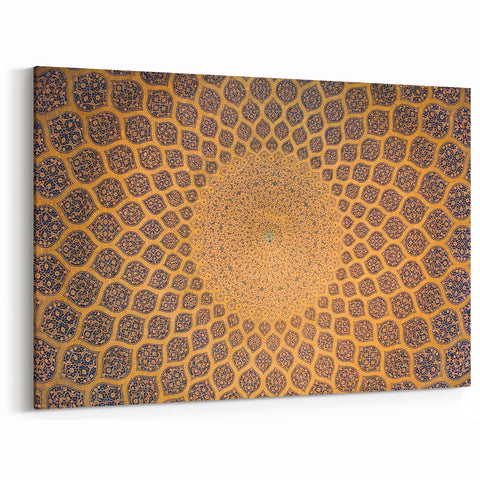 Iranian Landscape Art - Persian Architectural Dome Design Wall Art