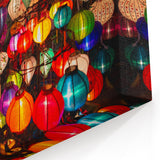 Colorful Lantern Festival - Vietnamese Culture Wall Art Print