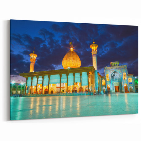 Tehran Cityscape Art - Iran Wall Art Featuring Stunning Persian Architecture
