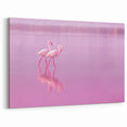 Cyprus Photography Art - Mediterranean Decor Flamingos at Larnaca