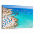 Cyprus Wall Art - Mediterranean Decor Scenic Beach Aerial View