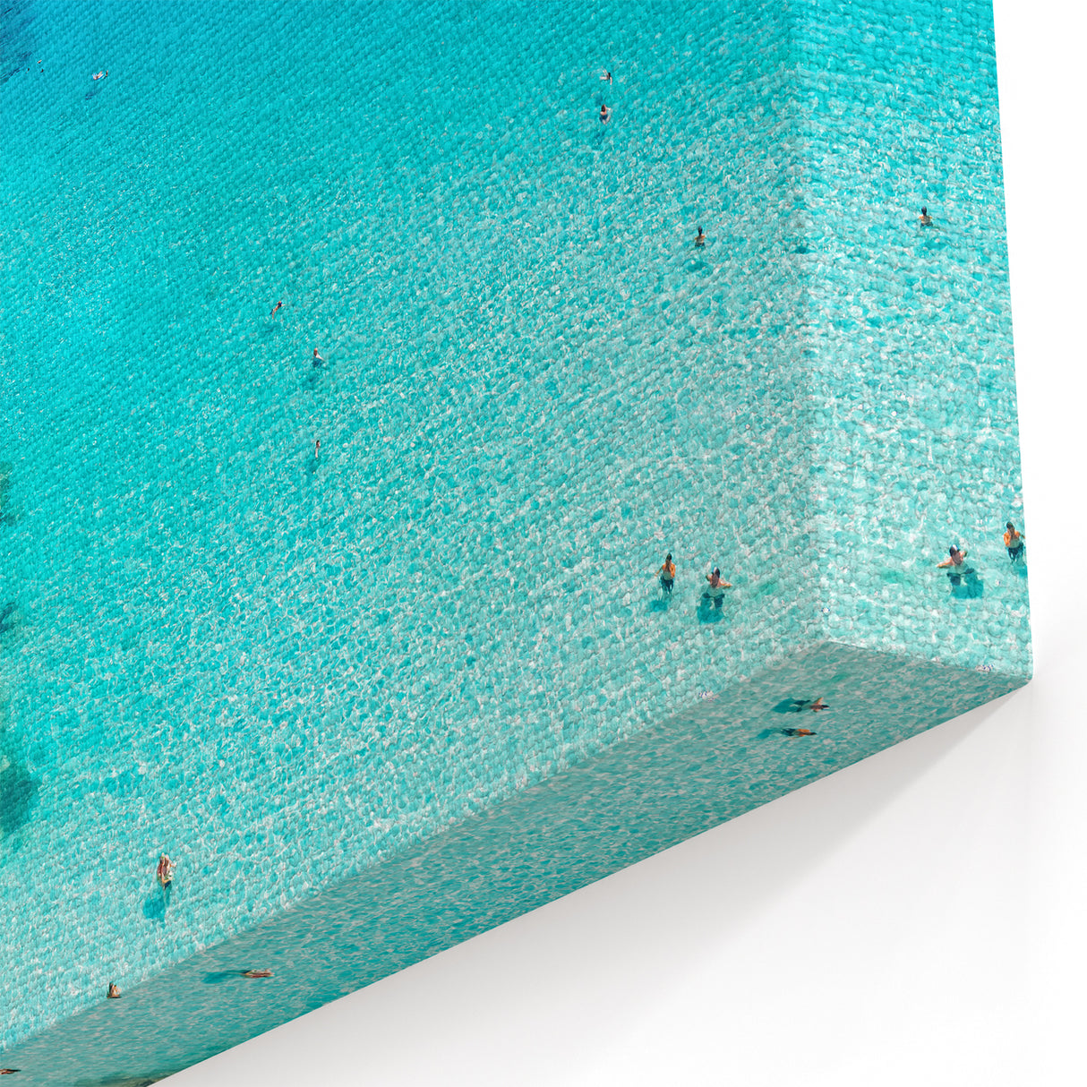Cyprus Wall Art - Mediterranean Decor Scenic Beach Aerial View
