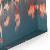 Larnaca Framed Prints - Scenic Cyprus Prints Flamingos at Sunset