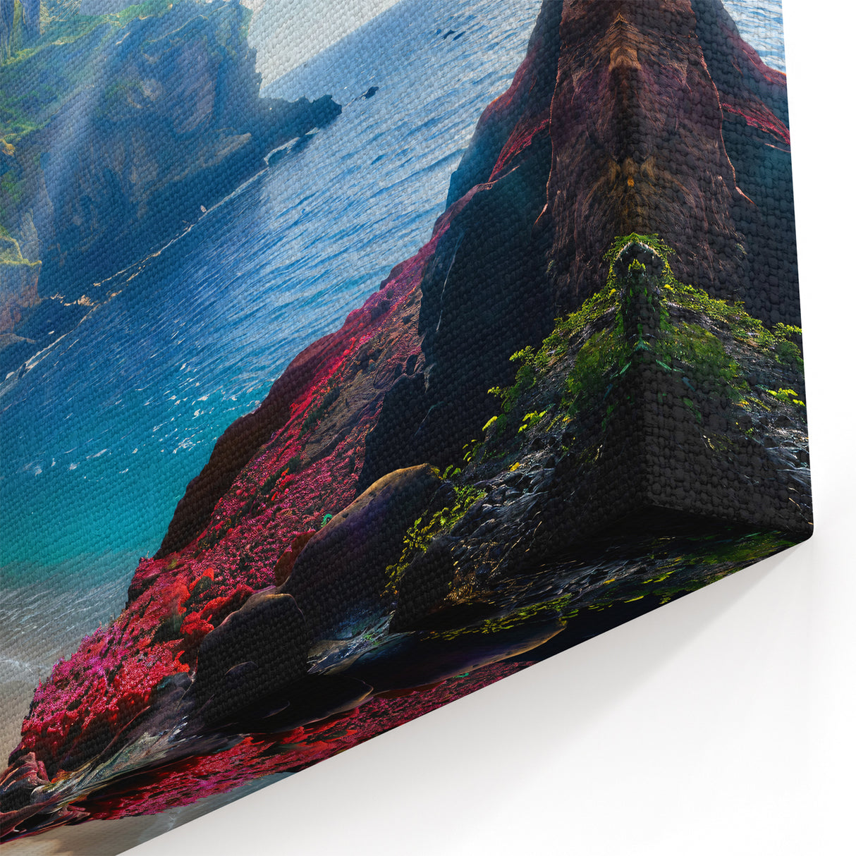 Cyprus Wall Art - Coastal Cyprus Landscapes Sunlit Sea Cave View