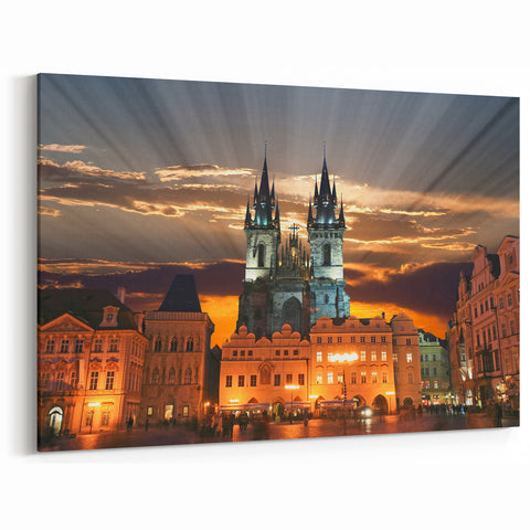Czech Republic Wall Art – Prague Canvas Prints of Old Town Square