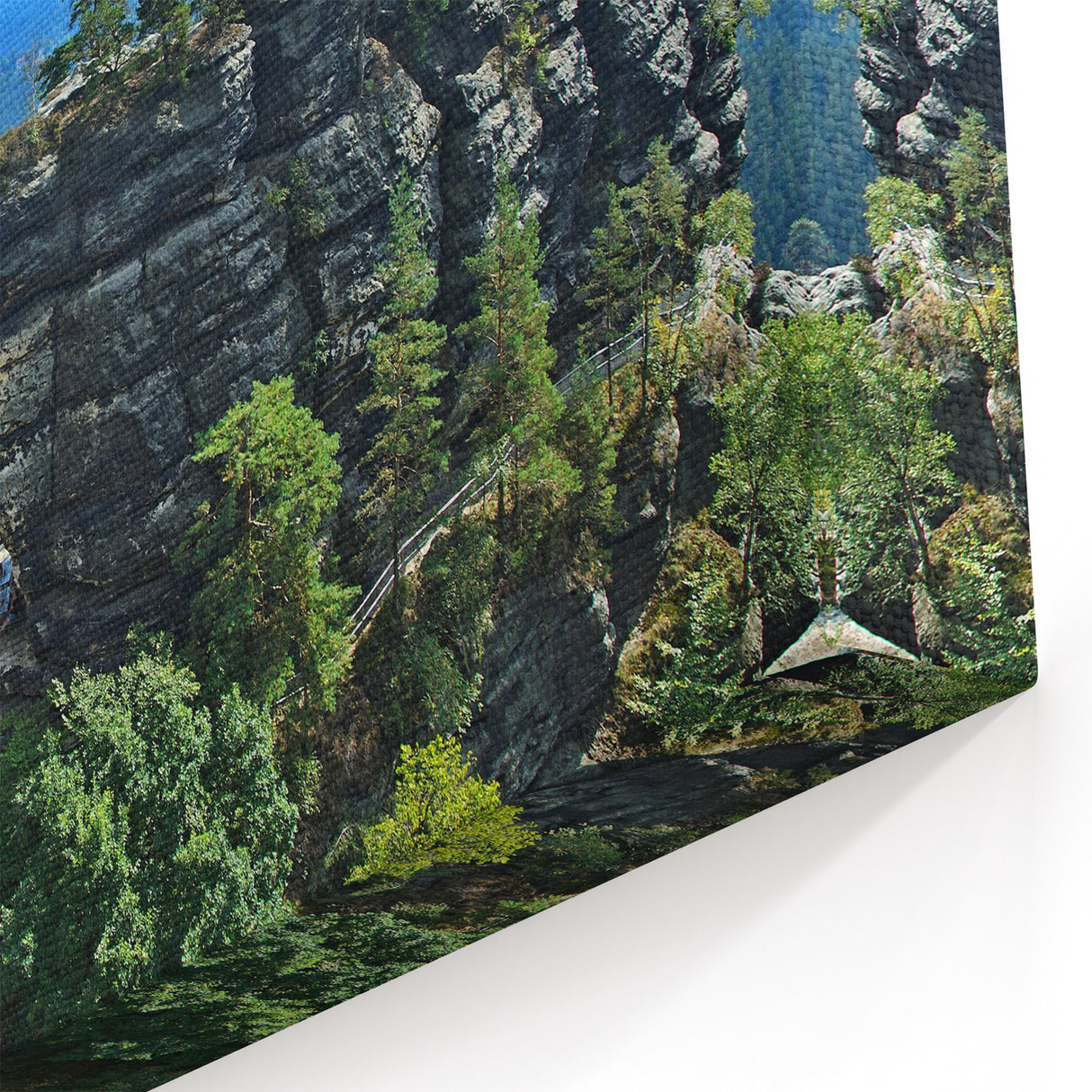 Bohemian Castles Art - Majestic Pravčická Gate Rock Formation