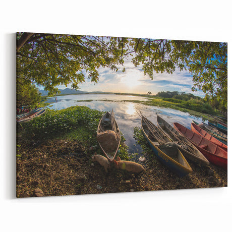 Central America Scenery - El Salvador Sunset Art