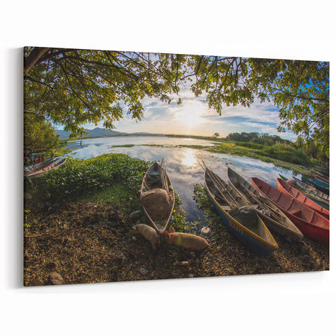 Central America Scenery - El Salvador Sunset Art