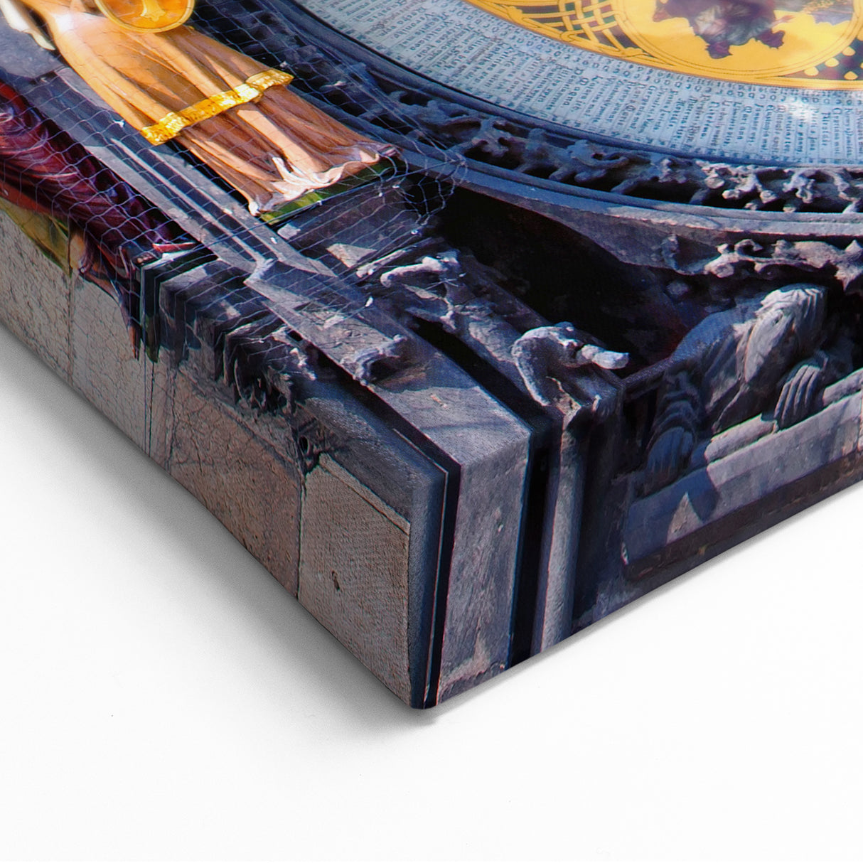 Prague Cityscape Art - Timeless Astronomical Clock Detail