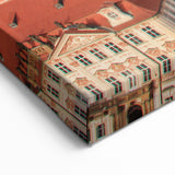 Prague Cityscape Art - Skyline and Cathedral Panorama