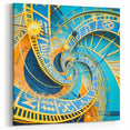 Prague Wall Art - Astronomical Clock Spiral Design