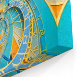 Prague Wall Art - Astronomical Clock Spiral Design