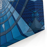 Prague Cityscape Art - Modern Glass Towers Reflection