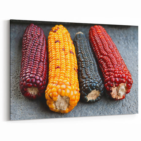 Guatemalan Art Prints - Colorful Corn Mosaic