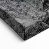 Black and White Everest Art - Majestic Mountain View