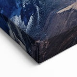 Everest Landscape Art - Clear Blue Sky and Rugged Peaks
