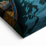 Bangkok Floating Market - Lively Trade Canvas Art